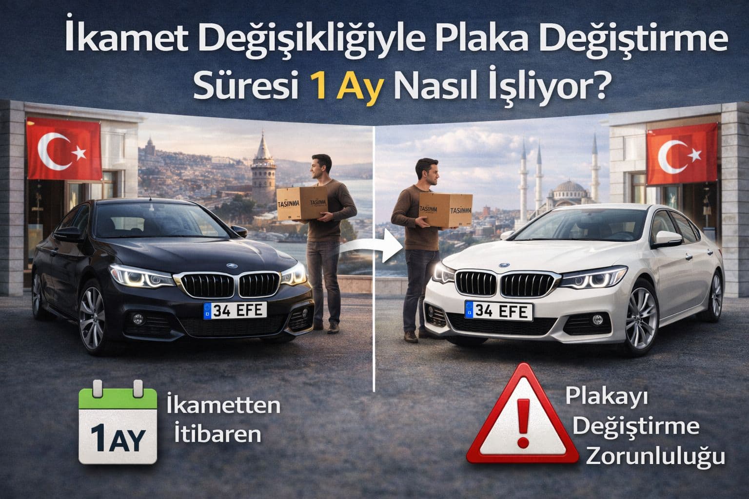 İkamet Değişikliği Nedeniyle Plaka Değiştirme Süresi ve Kritik Detaylar