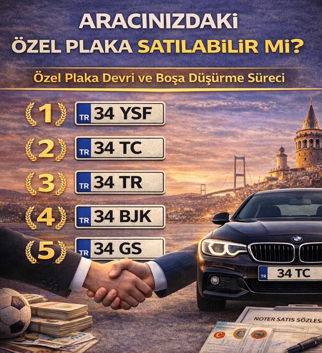 Aracınızdaki Özel Plaka Satılabilir mi? Özel Plaka Devri ve Boşa Düşürme Süreci